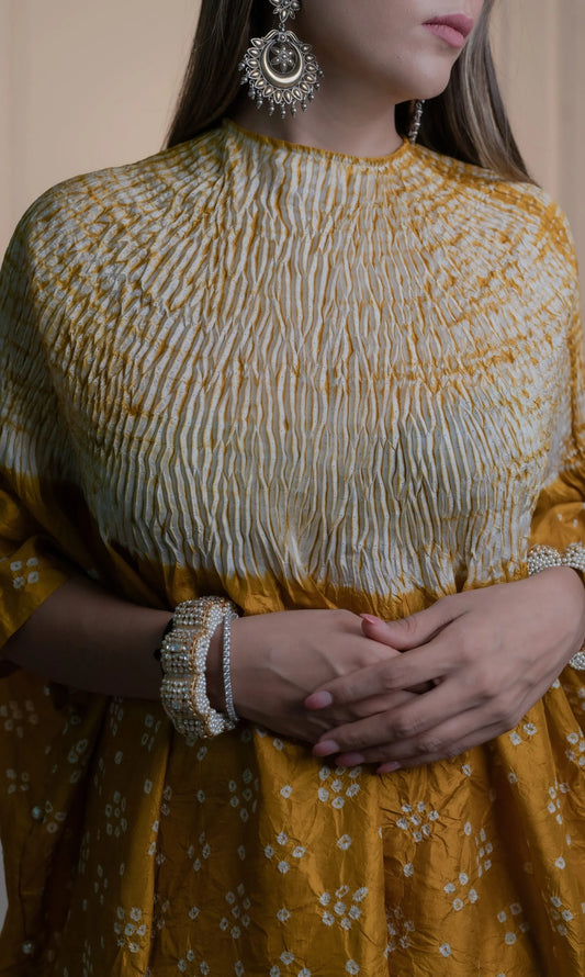 Shibori Printed Kaftan