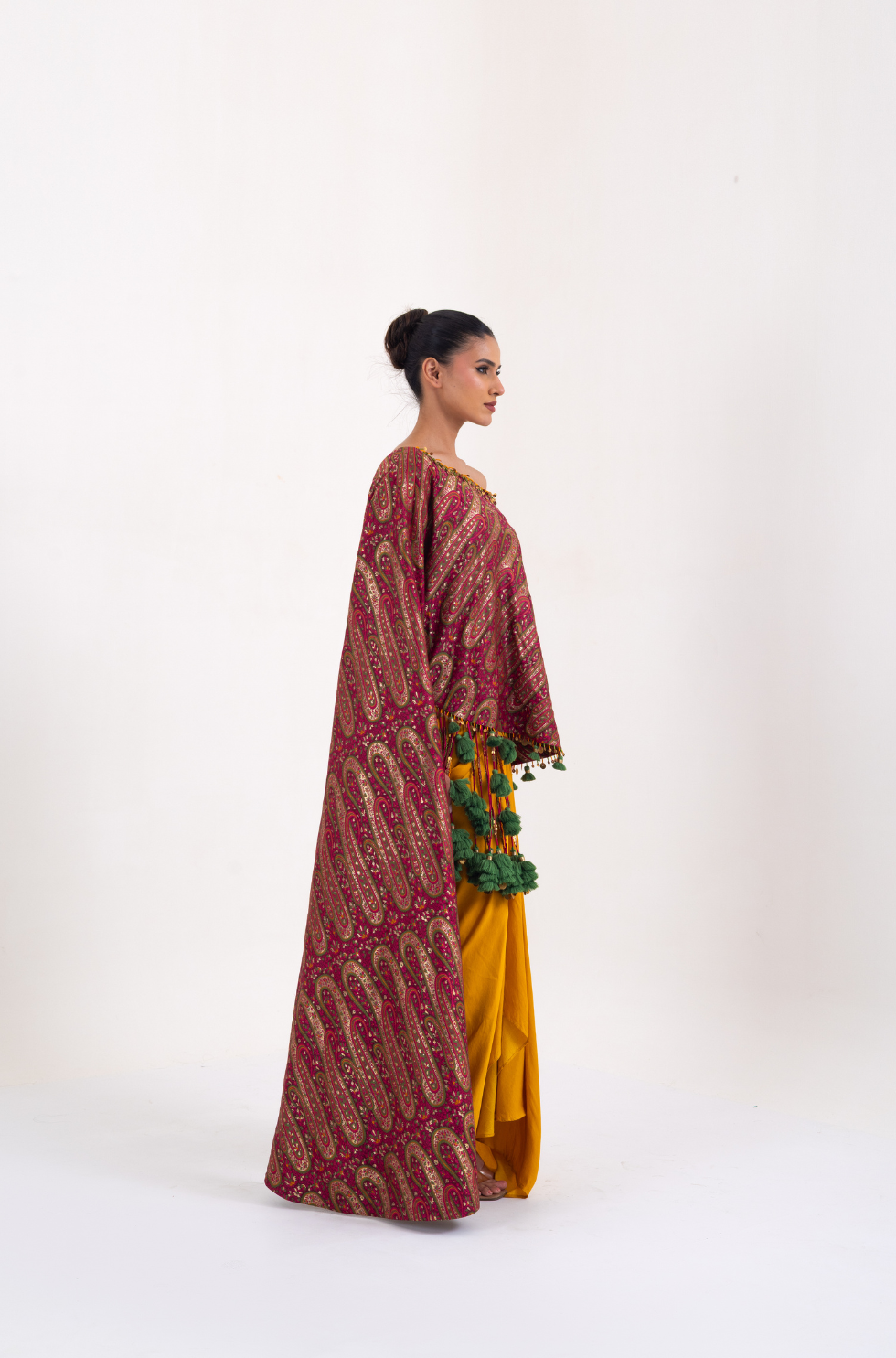 Rani KingKhaab Banarasi Fusion Set