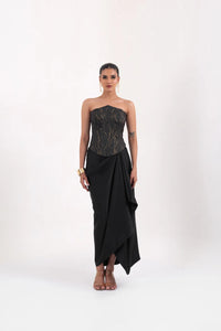 MG SIGNATURE DRAPE SKIRT