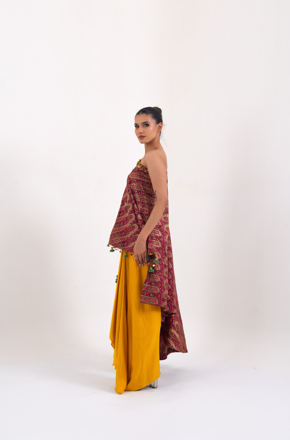 Rani KingKhaab Banarasi Fusion Set