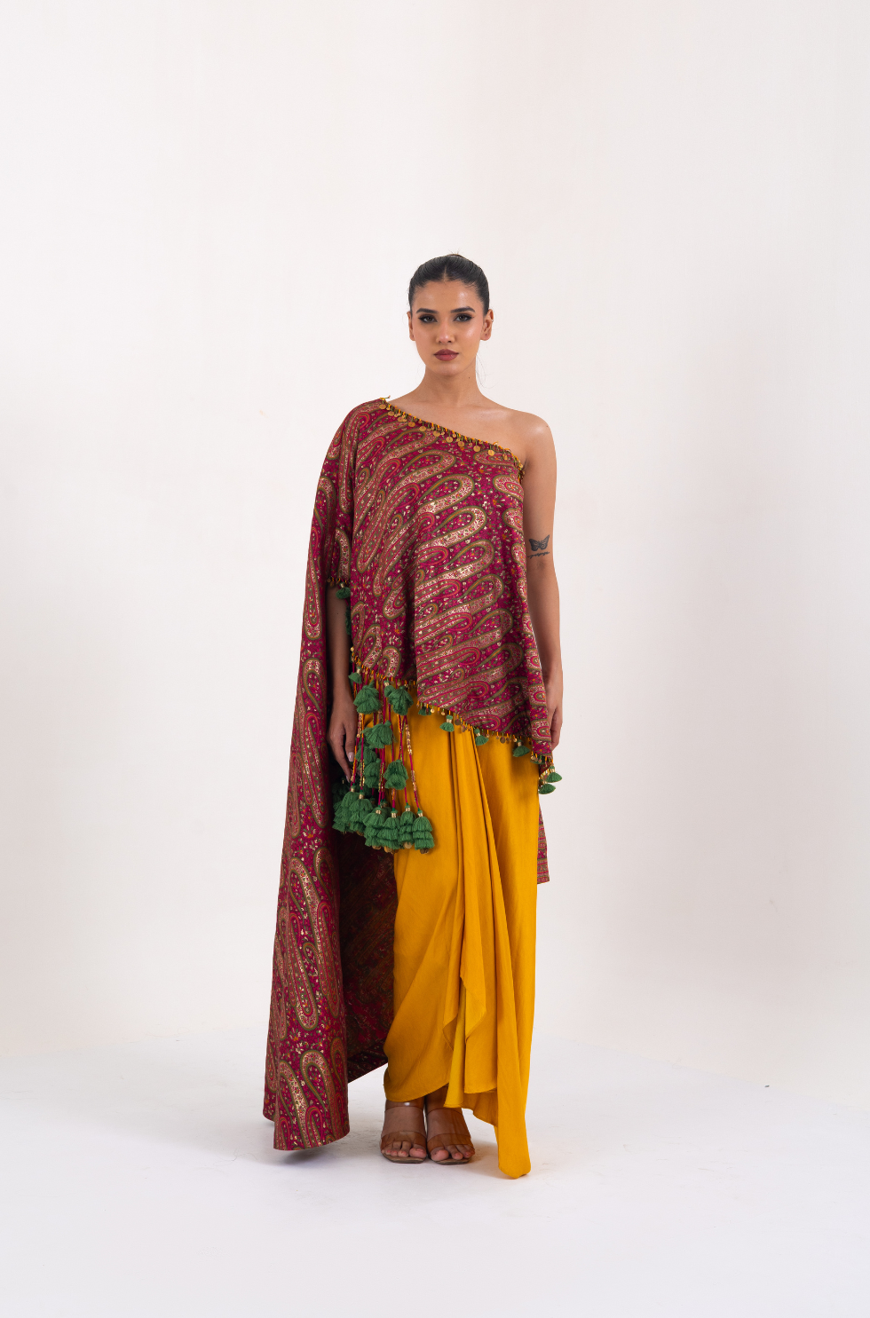 Rani KingKhaab Banarasi Fusion Set