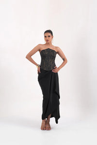 BLACK CUREENT CORSET