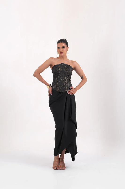 BLACK CUREENT CORSET